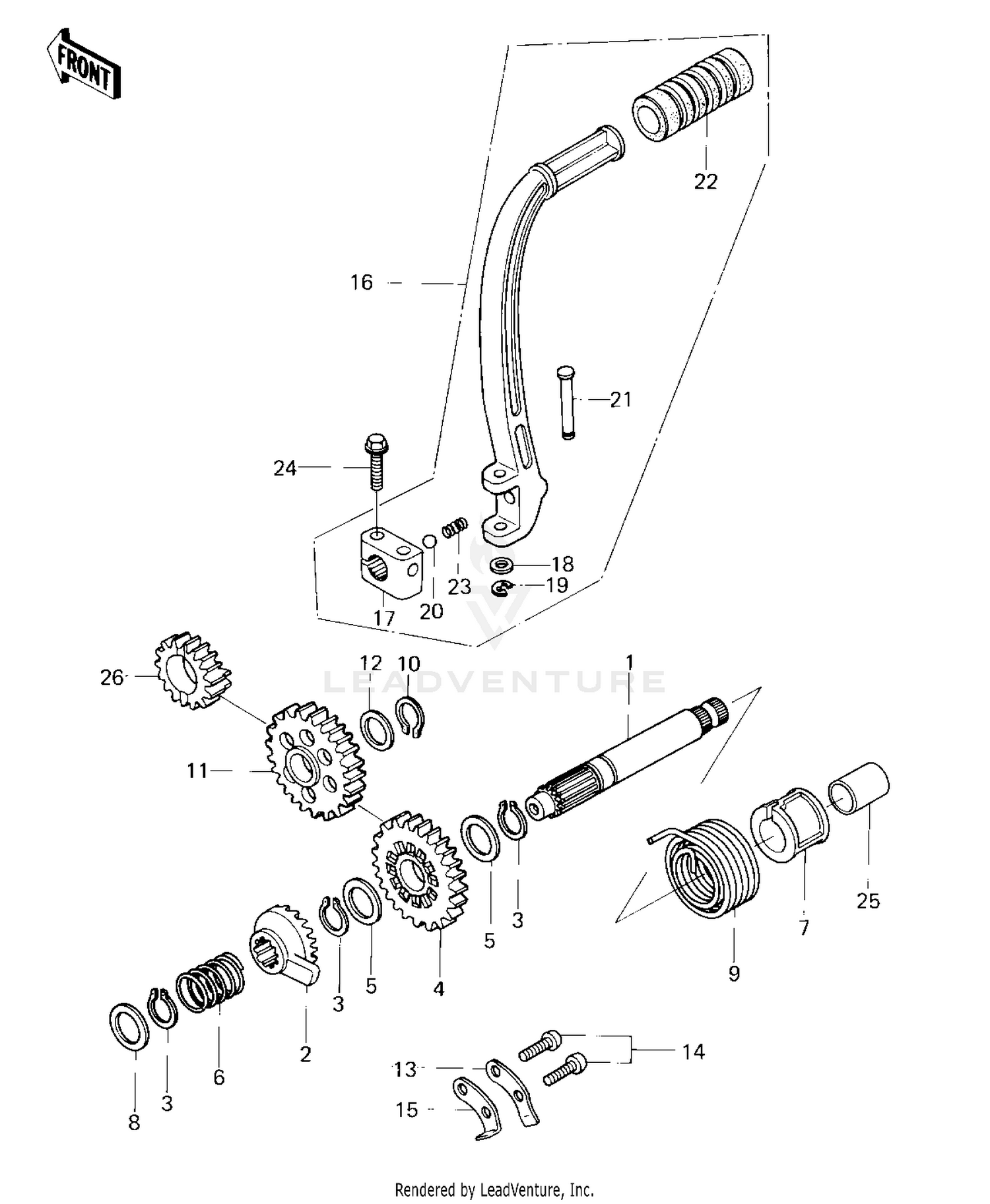 KICKSTARTER MECHANISM
