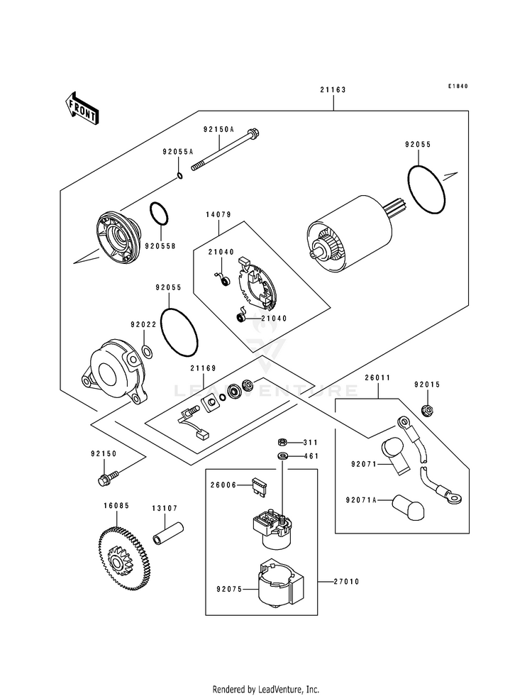 Starter Motor Schematic