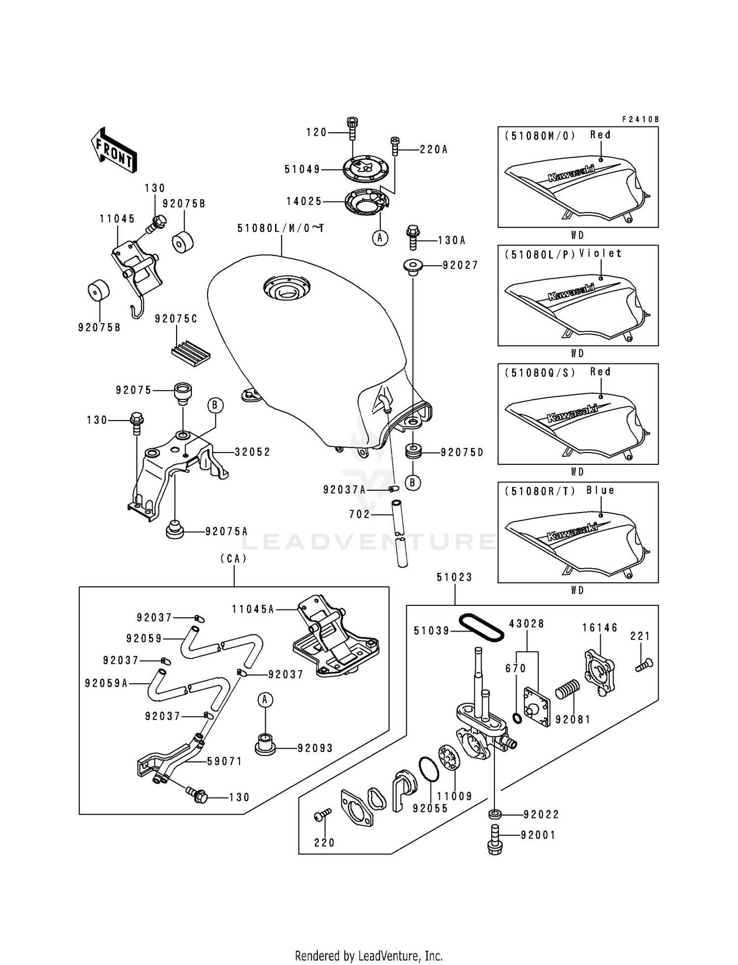 FUEL TANK (EX500-D3/D4)
