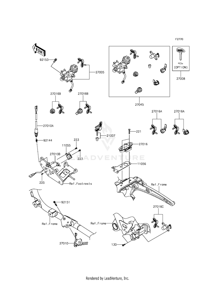 Ignition Switch/Locks/Reflectors Schematic
