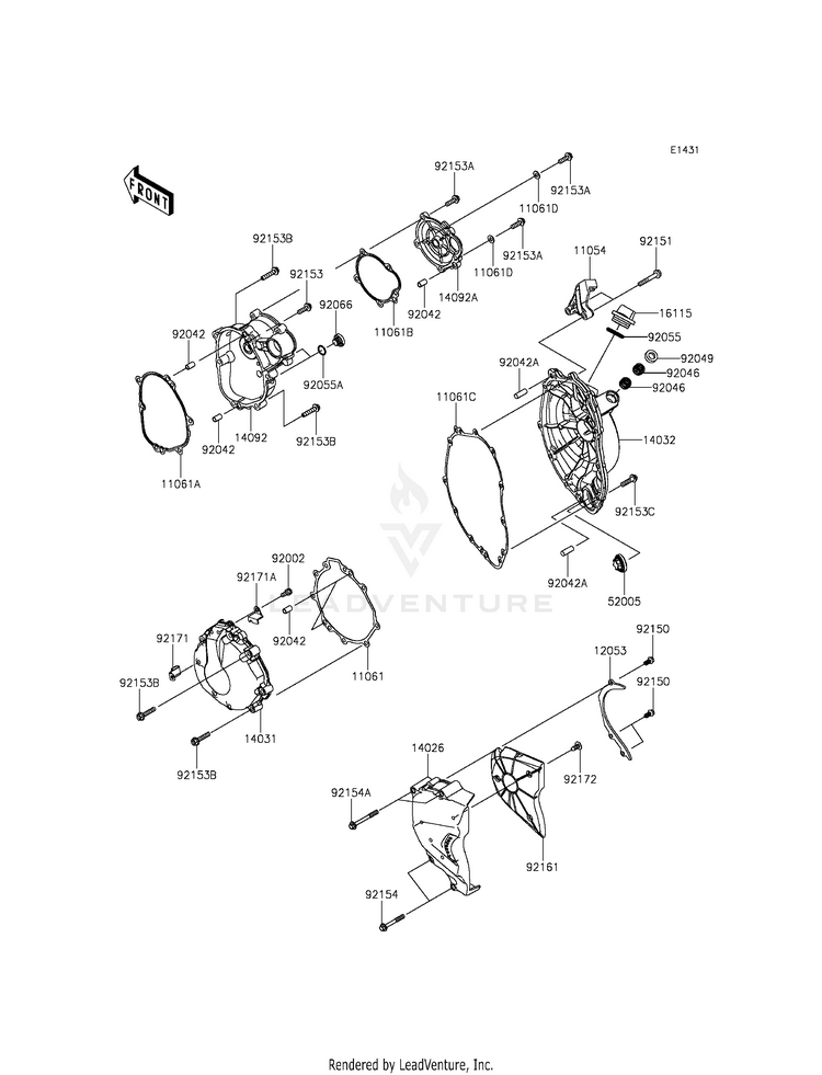 Engine Cover(S) Schematic
