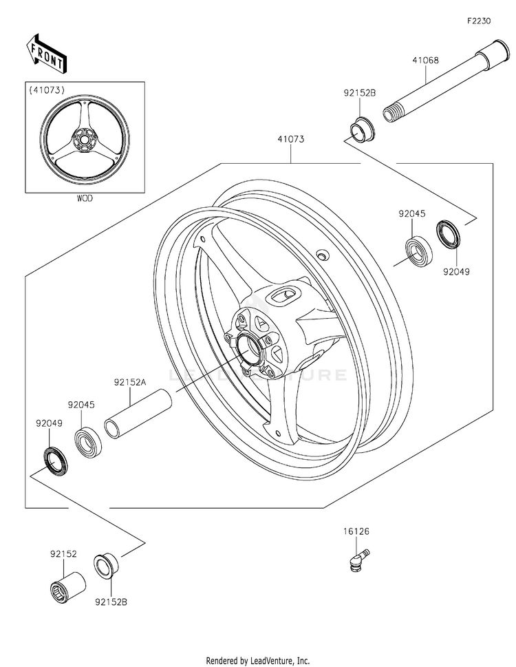 Front Wheel Schematic