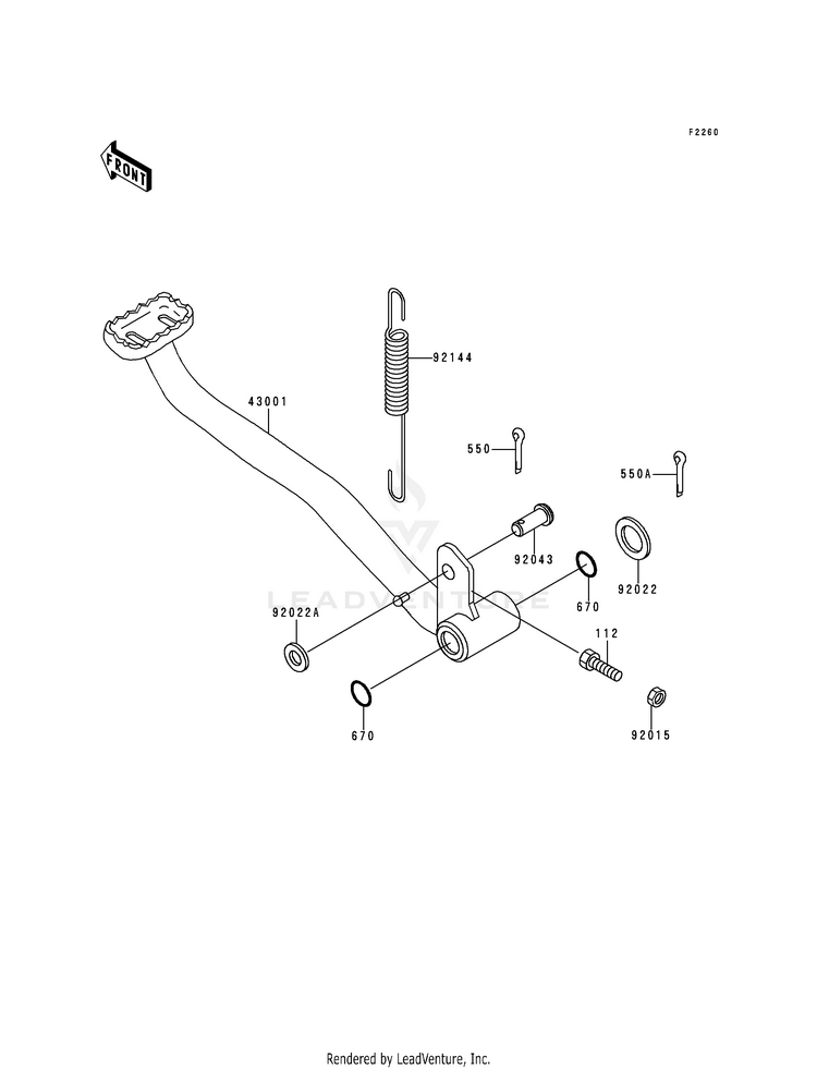 Brake Pedal Schematic