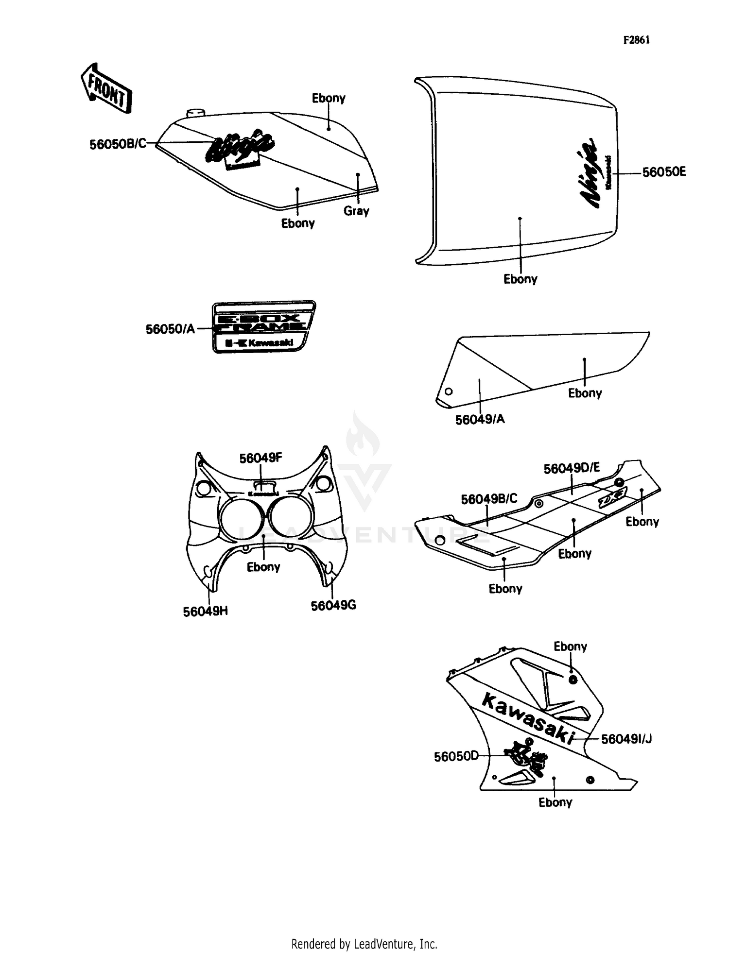 DECALS (EBONY/GRAY)