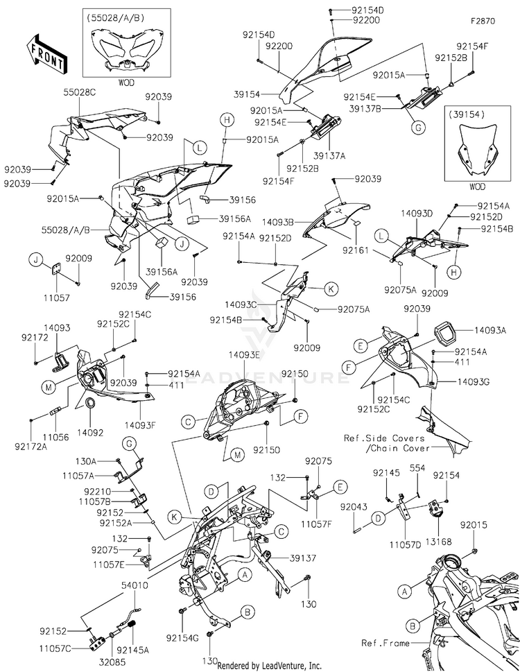 Cowling(Upper) Schematic