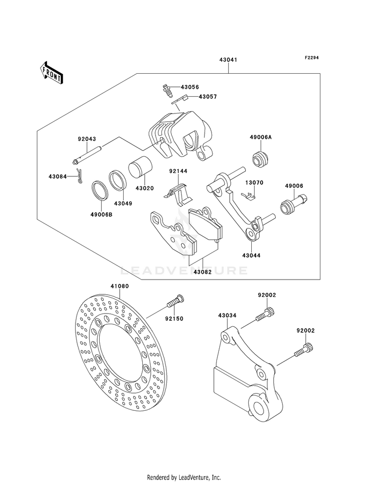 Rear Brake Schematic