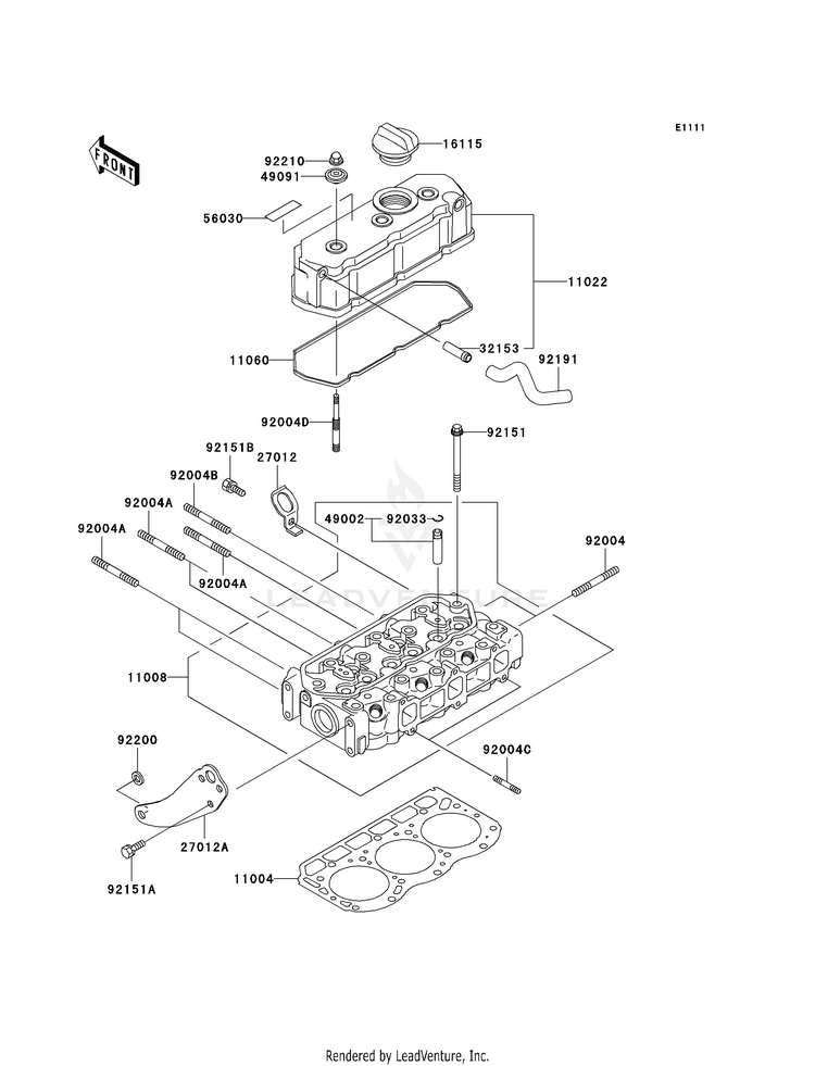 Cylinder Head Schematic