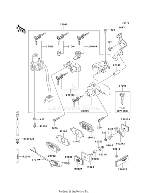 Ignition Switch/locks/reflectors Schematic