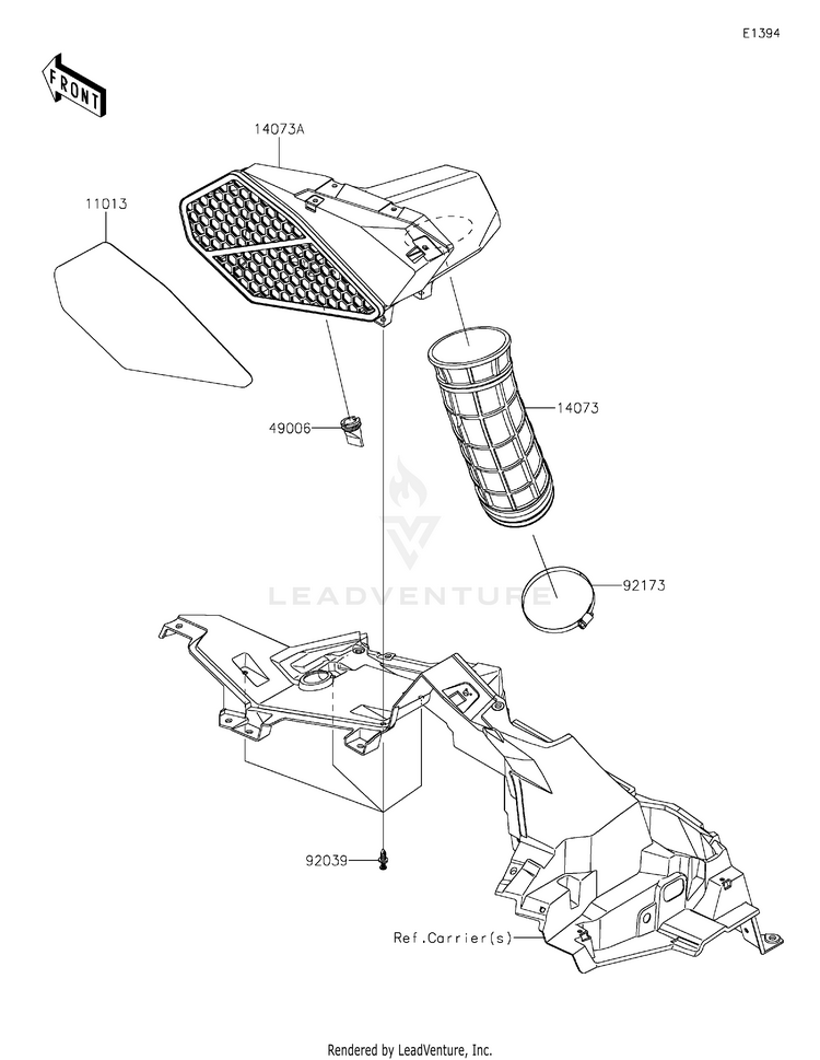 Air Cleaner-Belt Converter Schematic