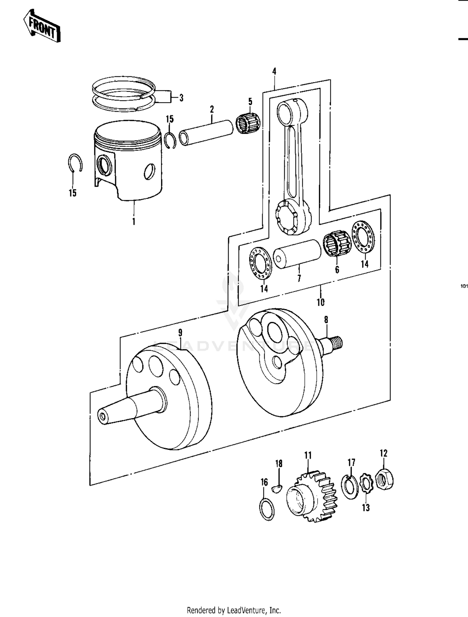 CRANKSHAFT/PISTON