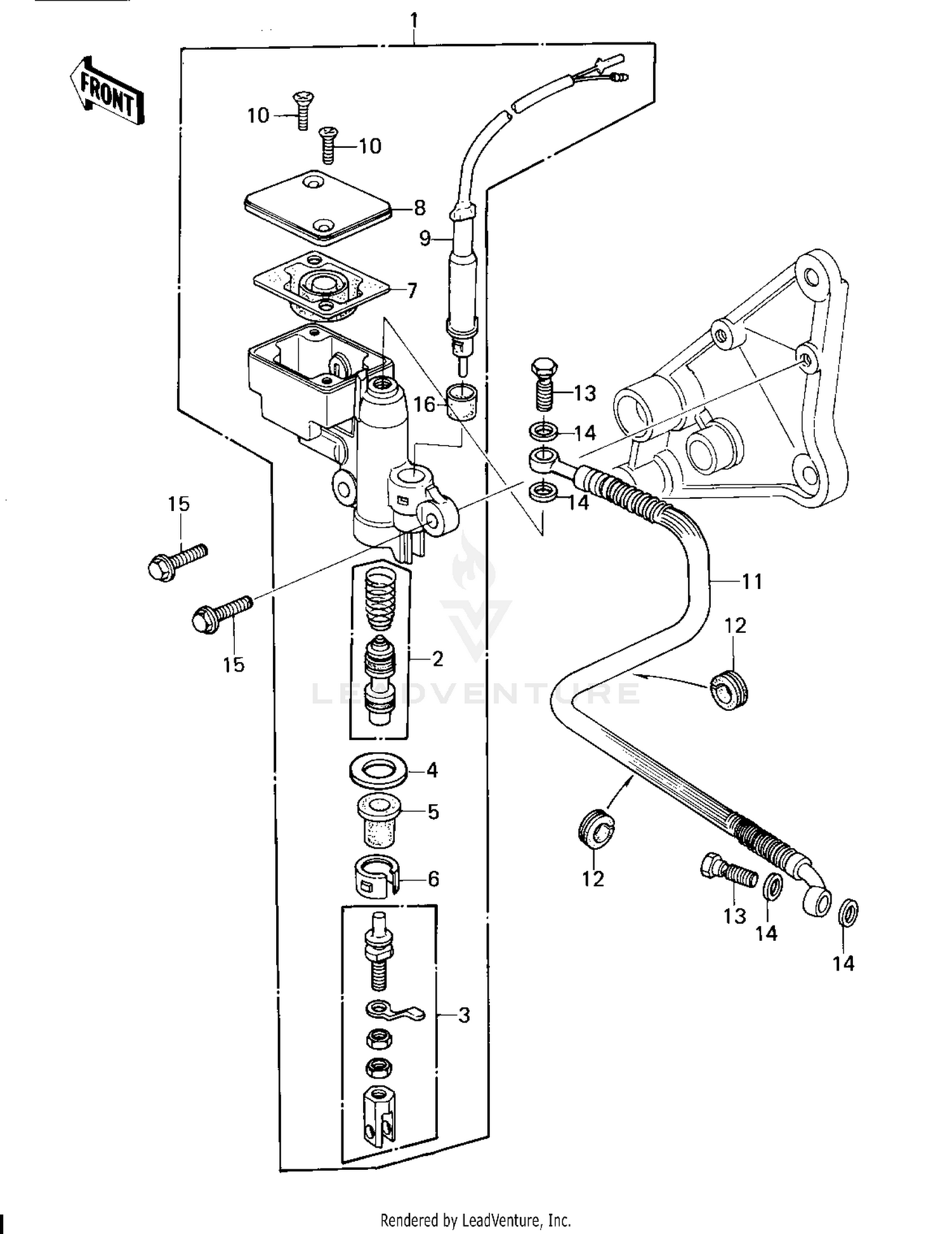 REAR MASTER CYLINDER