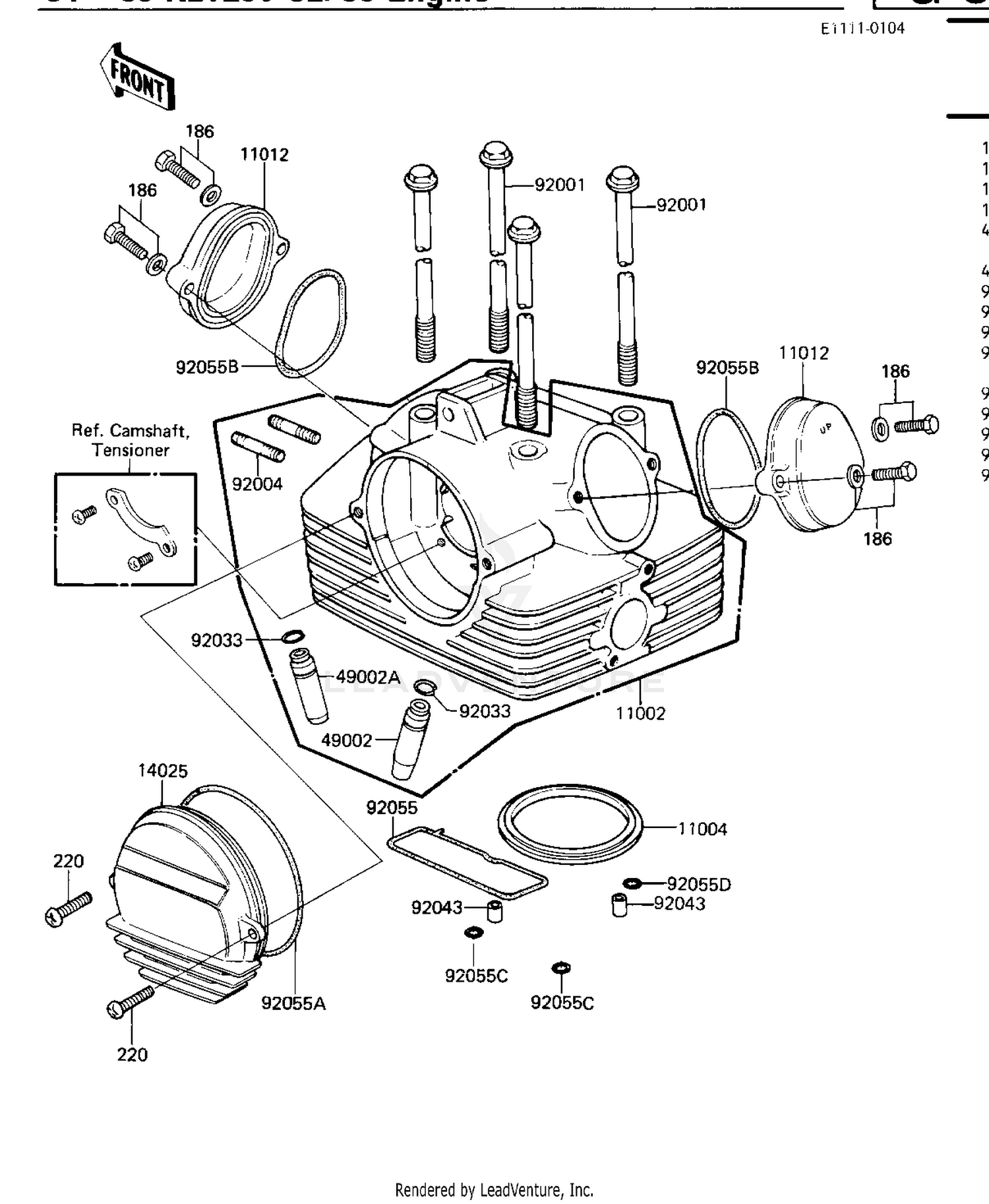 CYLINDER HEAD/COVERS ('84-'85 C2/C3)
