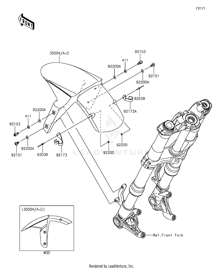 Front Fender(S) Schematic