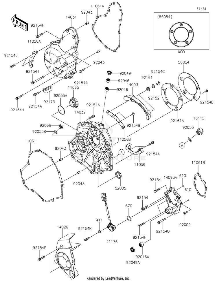 Engine Cover(S) Schematic