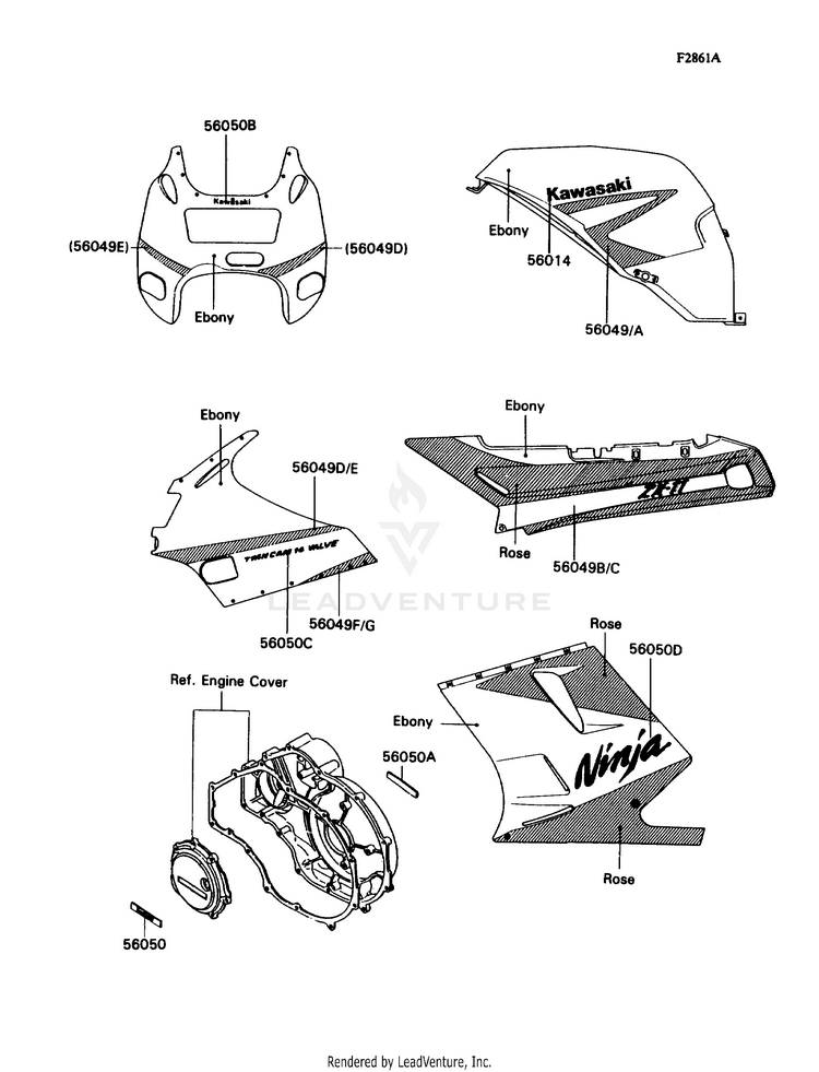 Decal (Ebony/Rose)(Zx1100-C2) Schematic