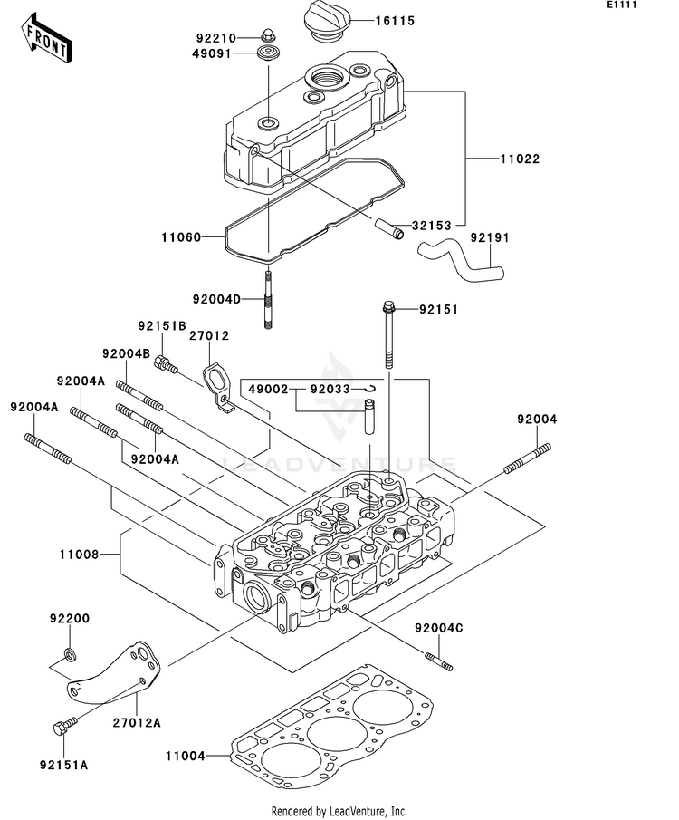 Cylinder Head Schematic