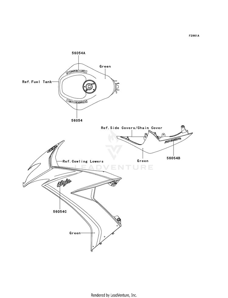 Decals (Green)(E8f) Schematic