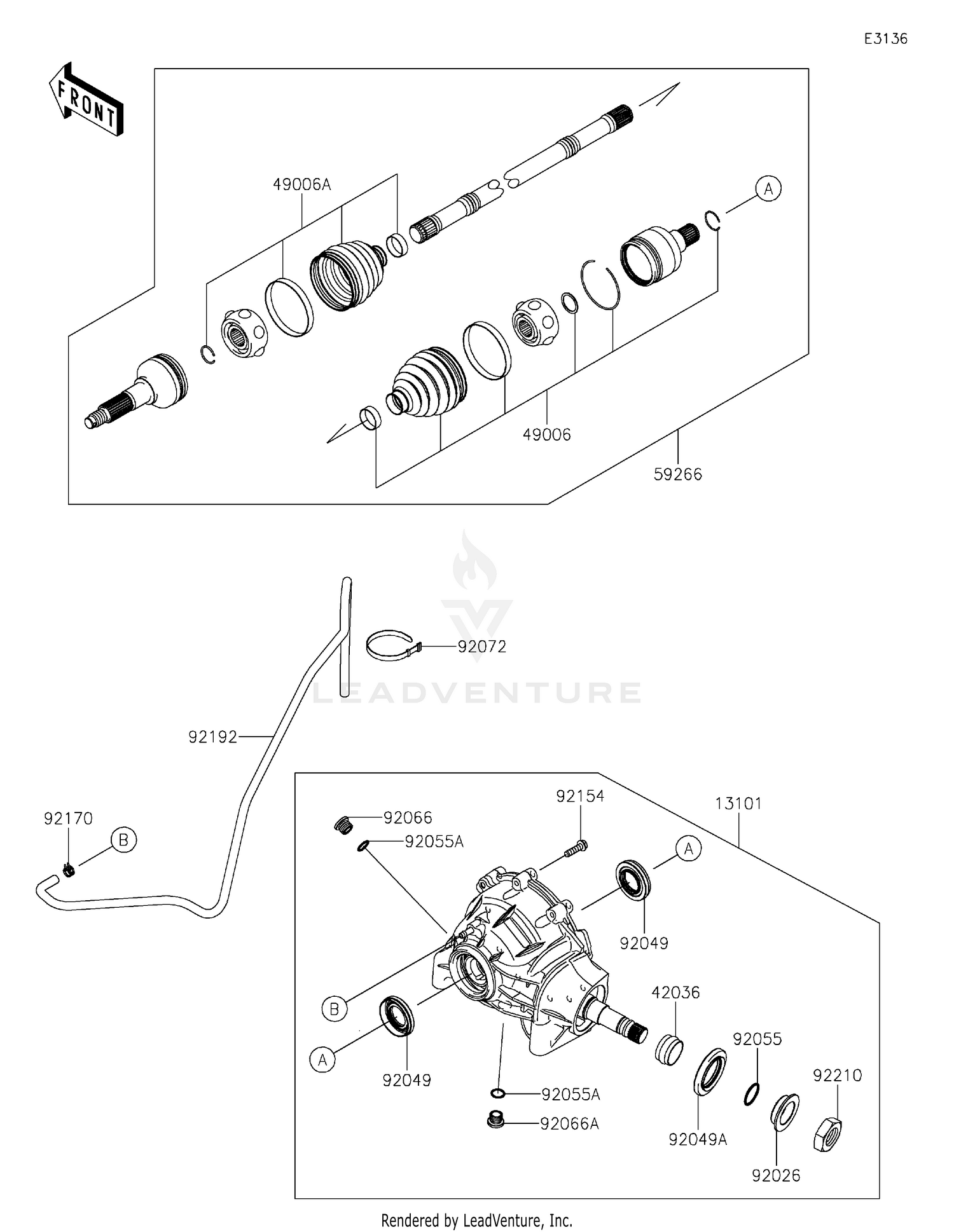 Drive Shaft-Front