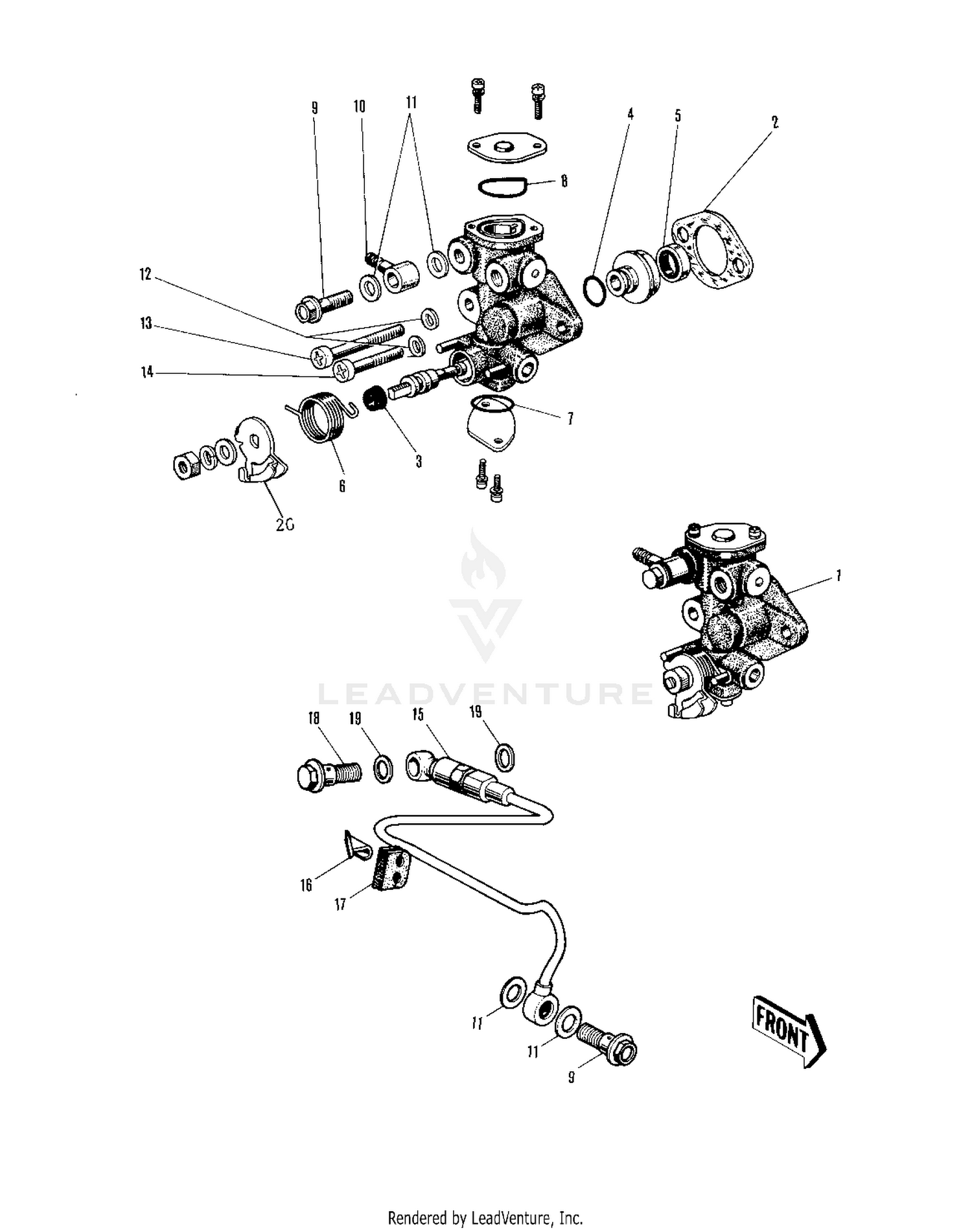 OIL PUMP ('71-'75)