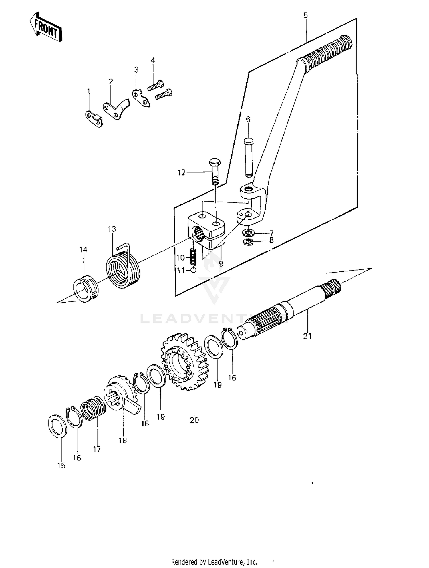 KICKSTARTER MECHANISM