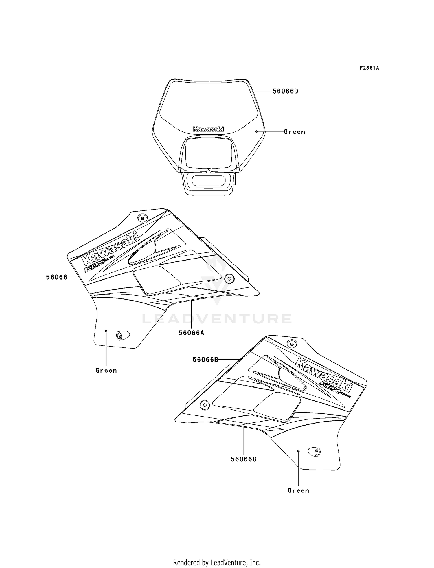 DECALS (GREEN)(A11)