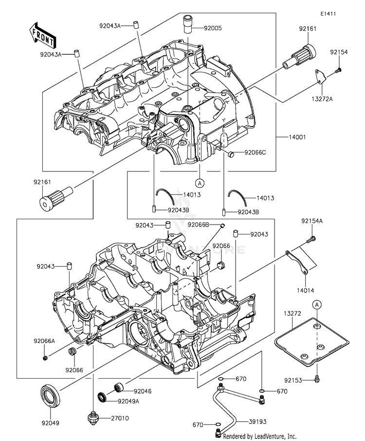 Crankcase Schematic