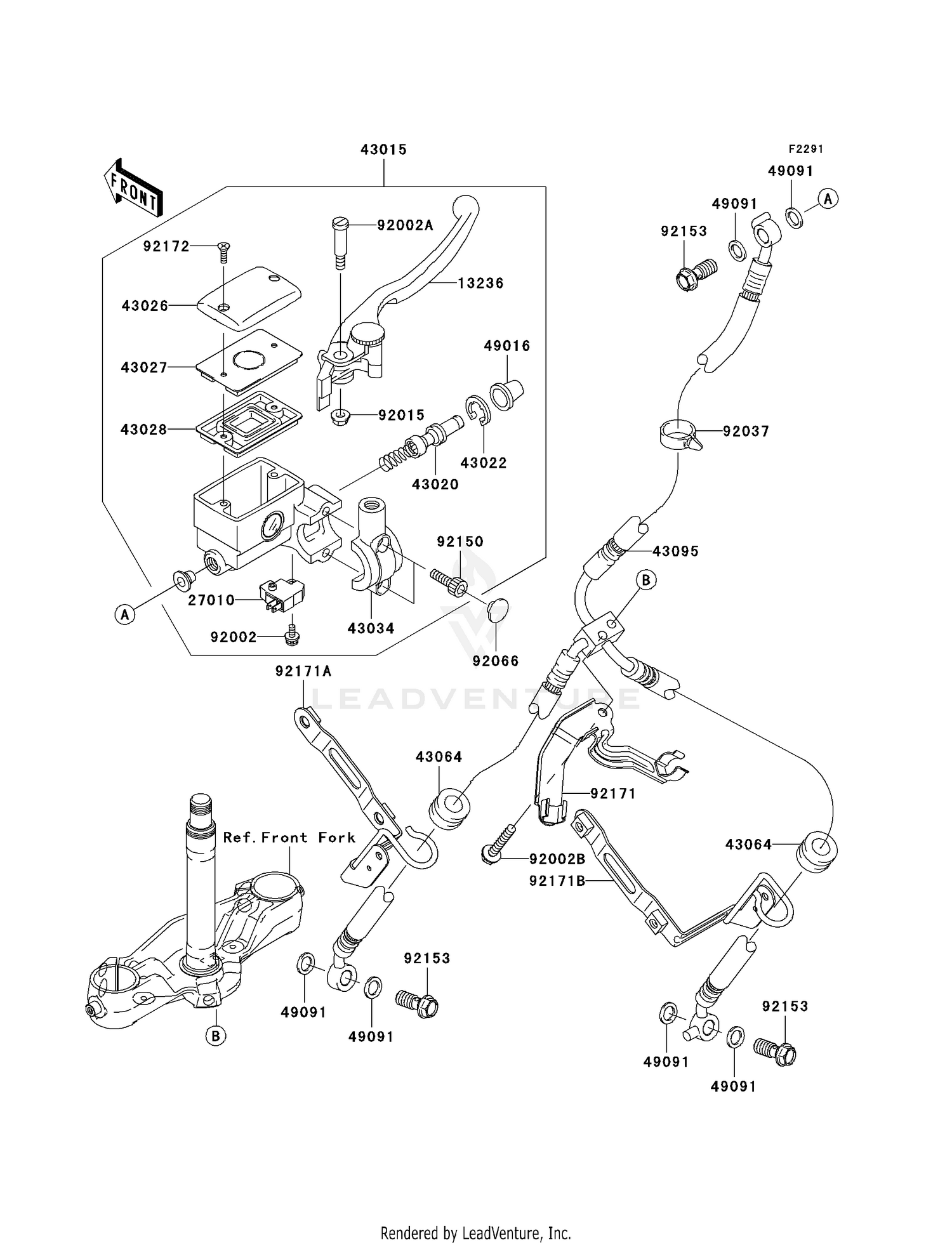 FRONT MASTER CYLINDER