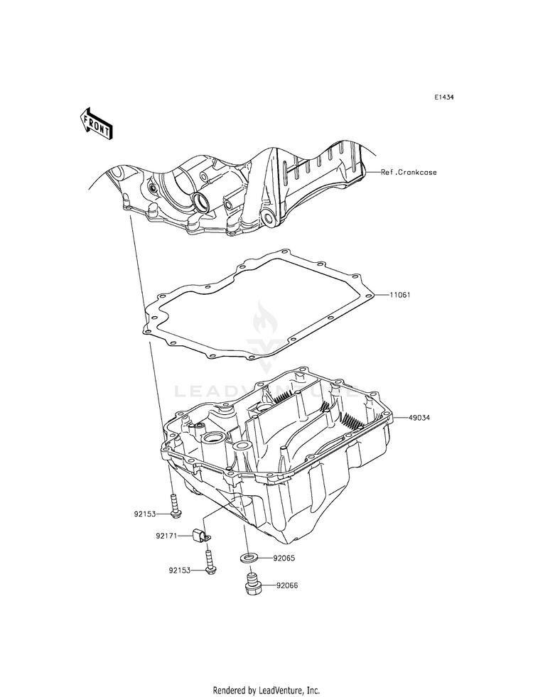 Oil Pan Schematic