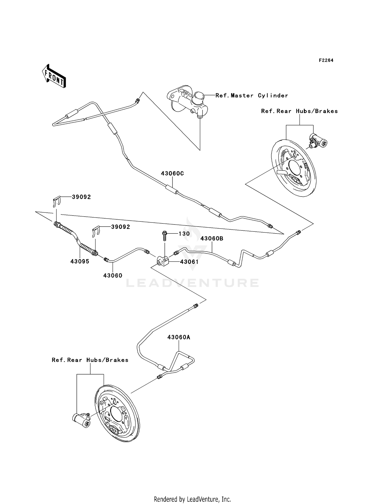 REAR BRAKE PIPING
