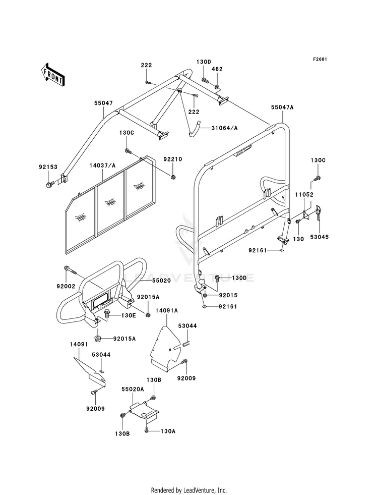 Guards/Cab Frame Schematic