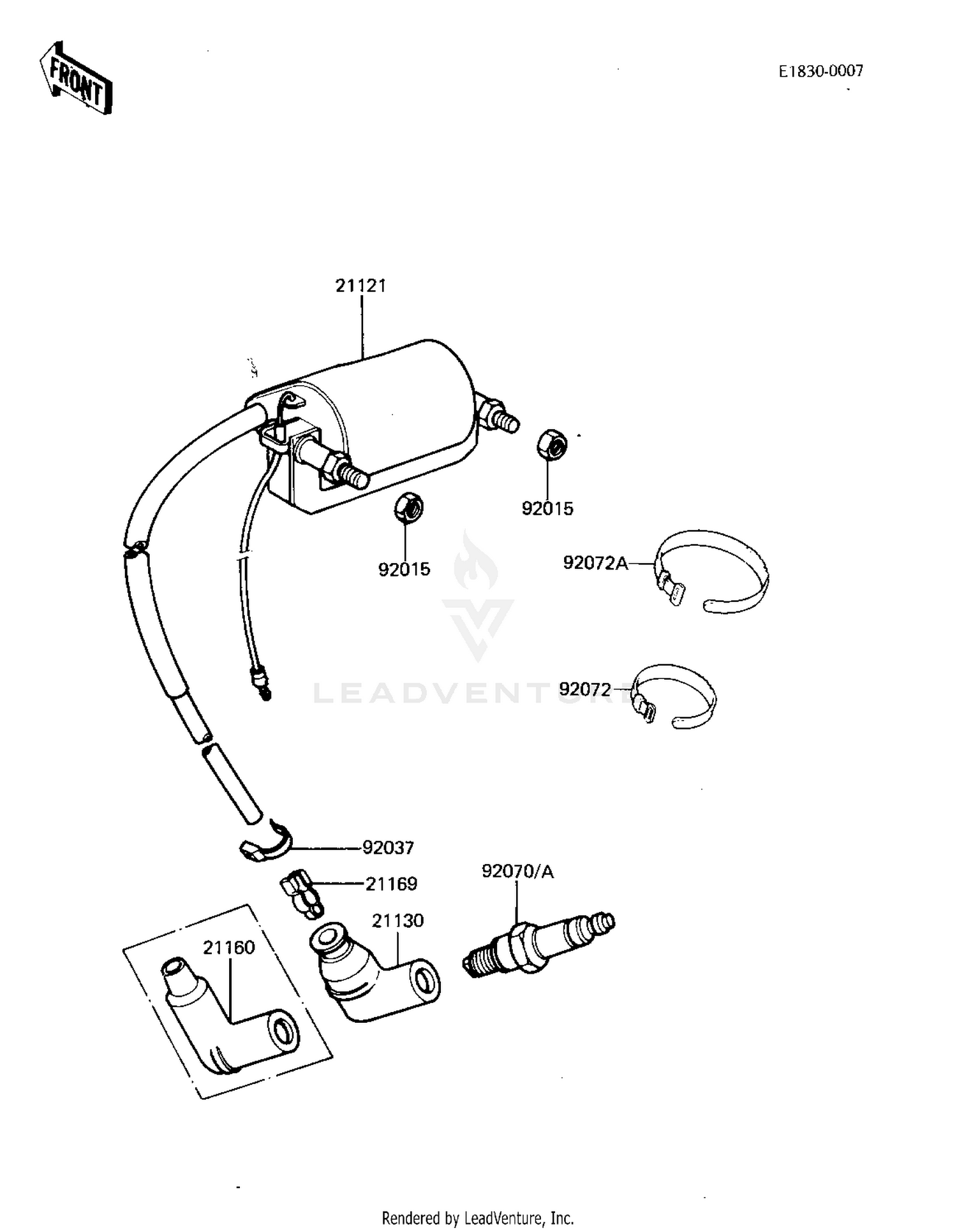 IGNITION COIL ('81 A7)