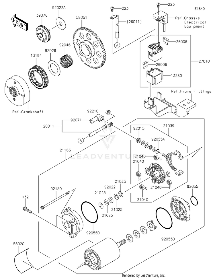 Starter Motor Schematic