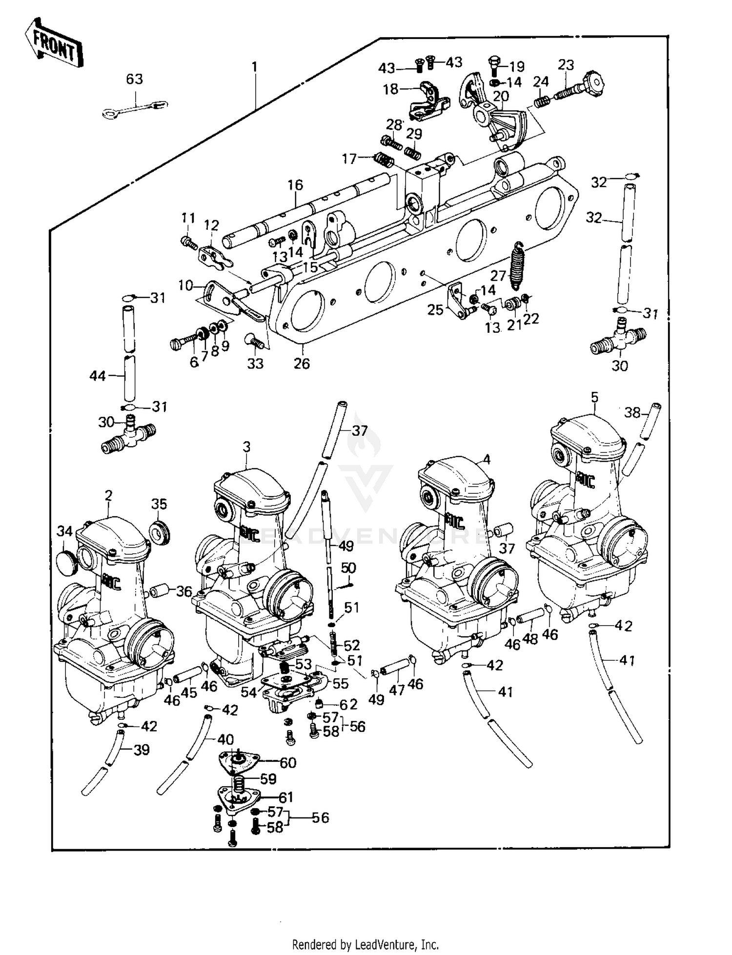 CARBURETOR ASSY (KZ1000-B3)