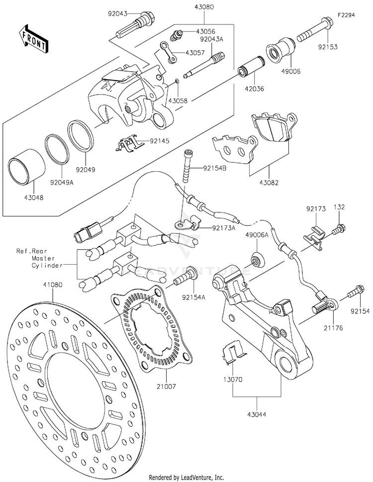 Rear Brake Schematic