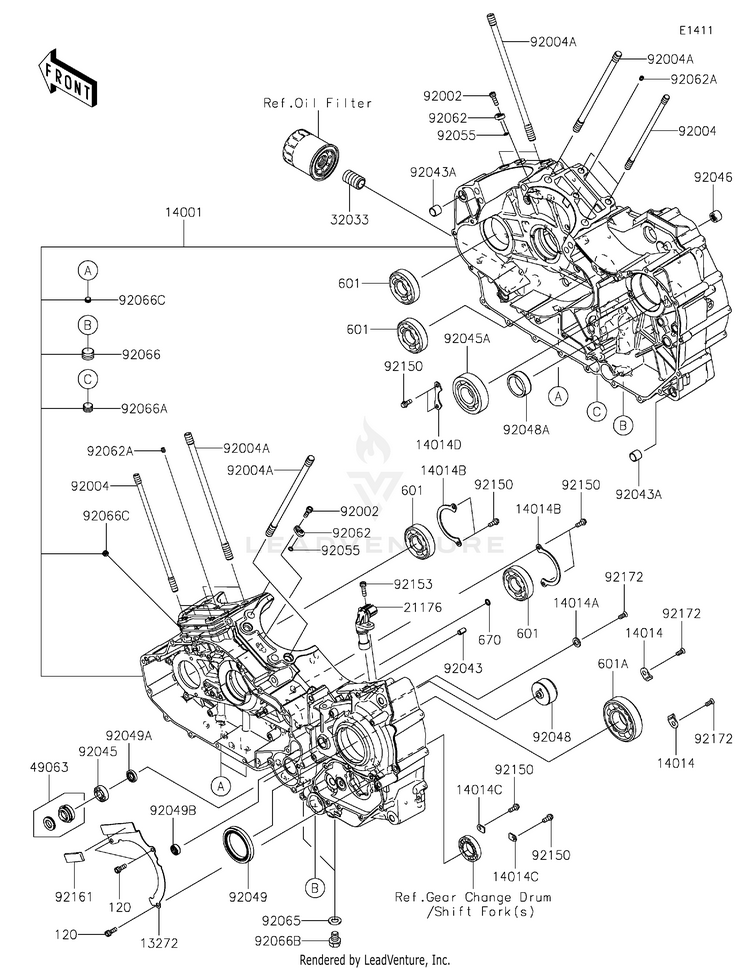 Crankcase Schematic