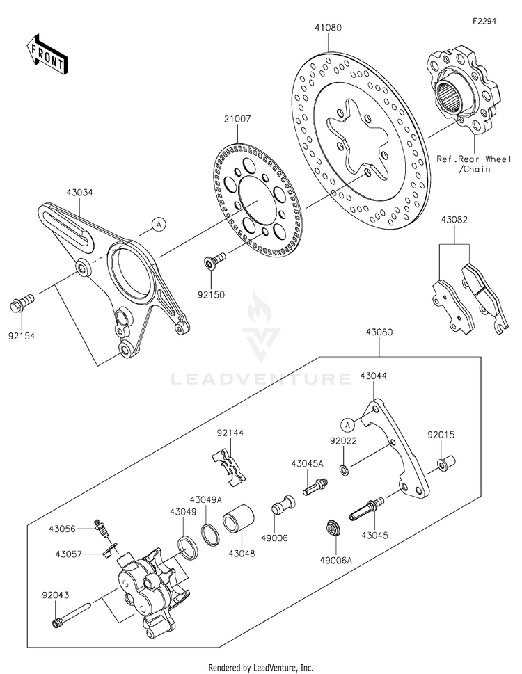 Rear Brake Schematic
