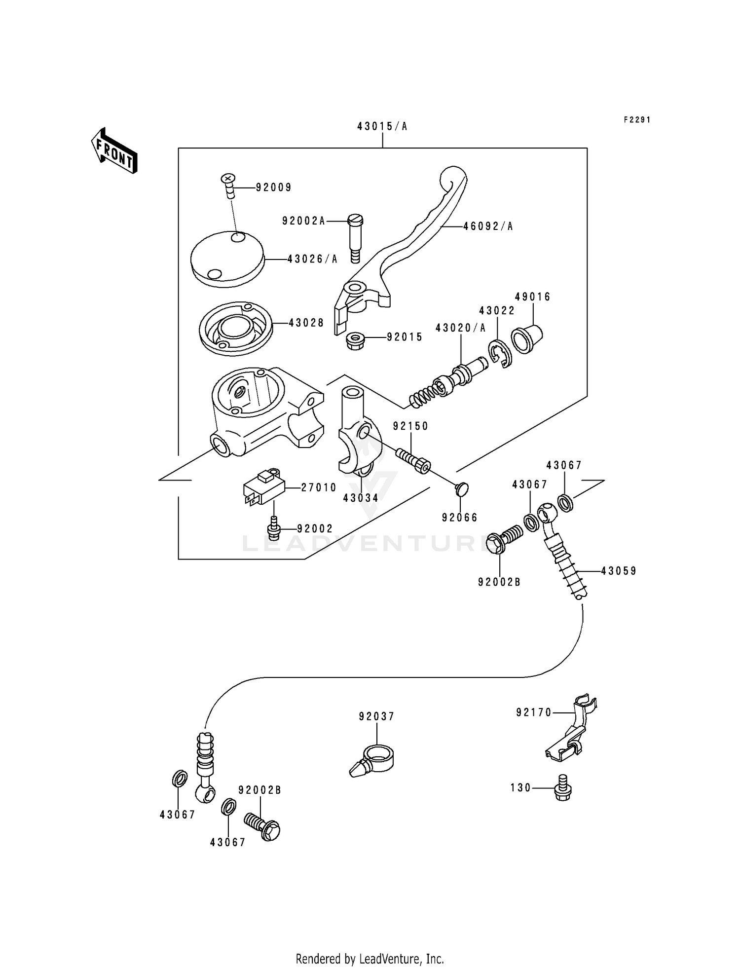 FRONT MASTER CYLINDER
