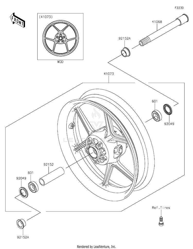 Front Wheel Schematic