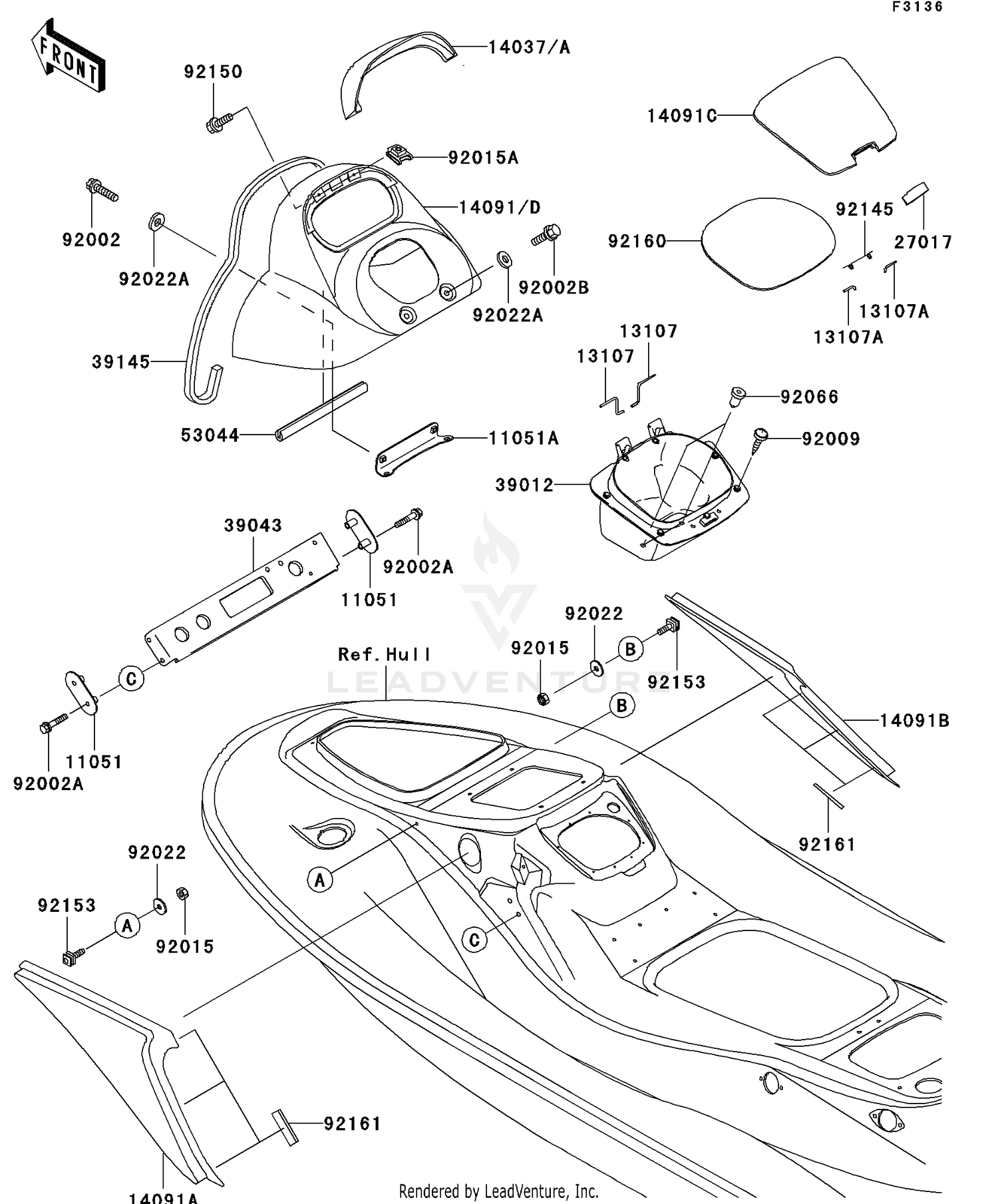 Hull Middle Fittings