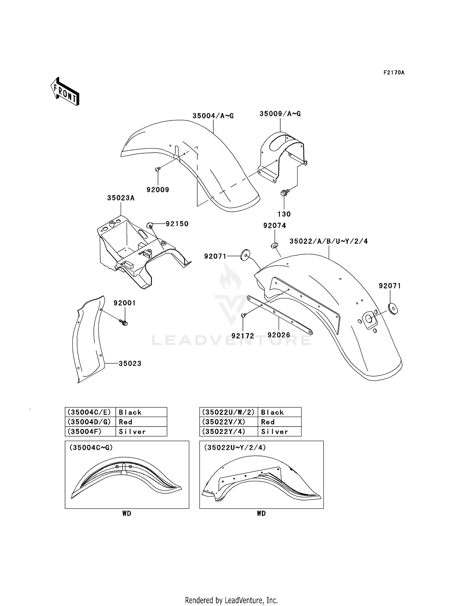 FENDERS (VN800-B8/B9)