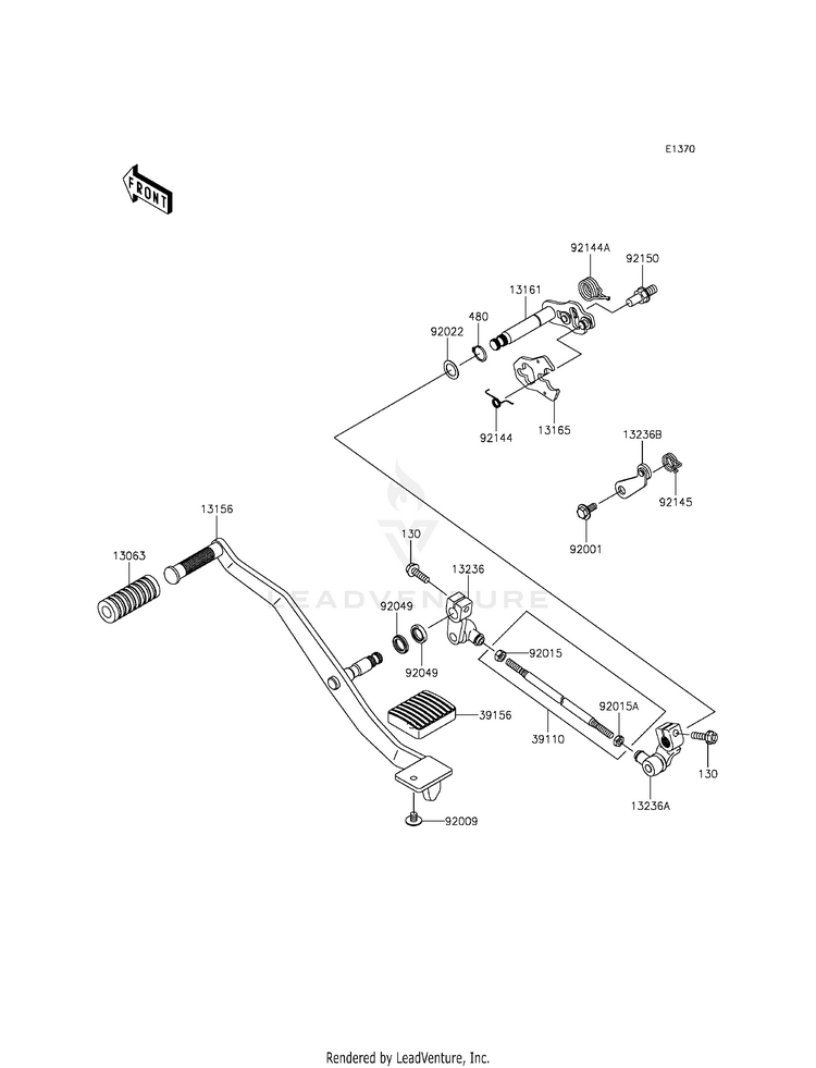Gear Change Mechanism Schematic