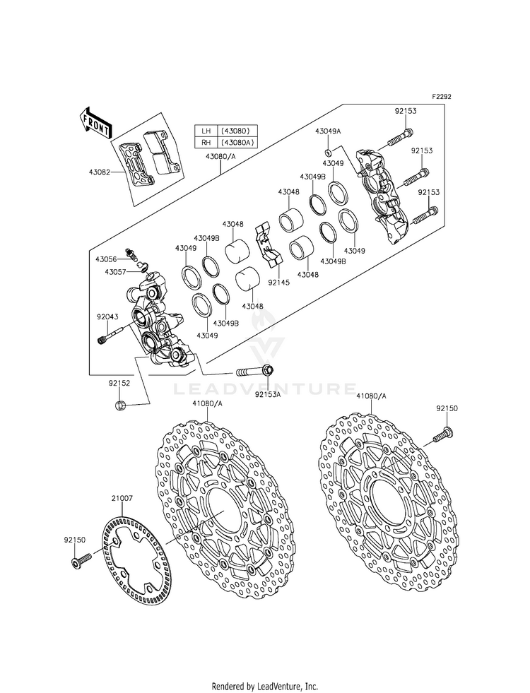 Front Brake Schematic