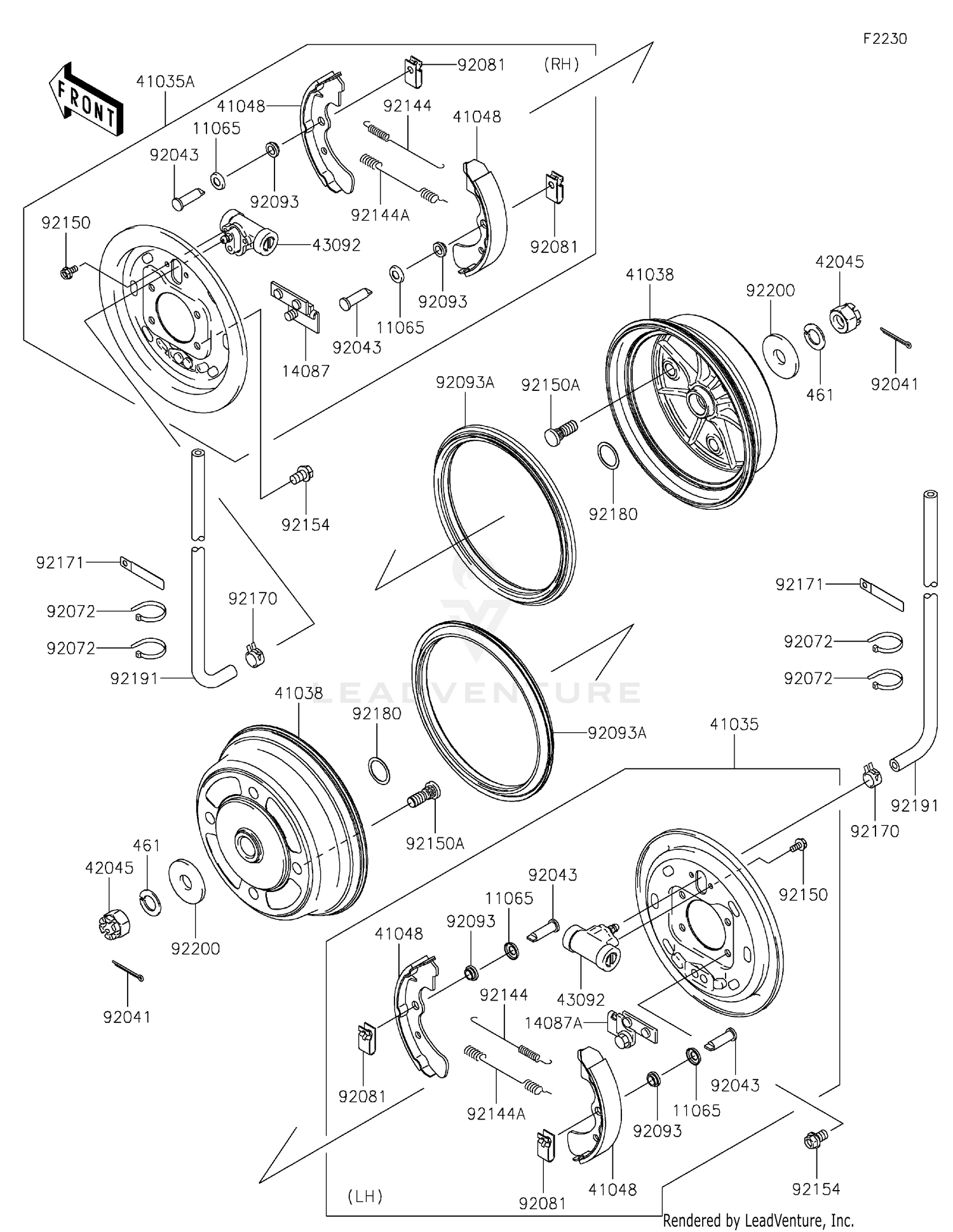 Front Hubs/Brakes