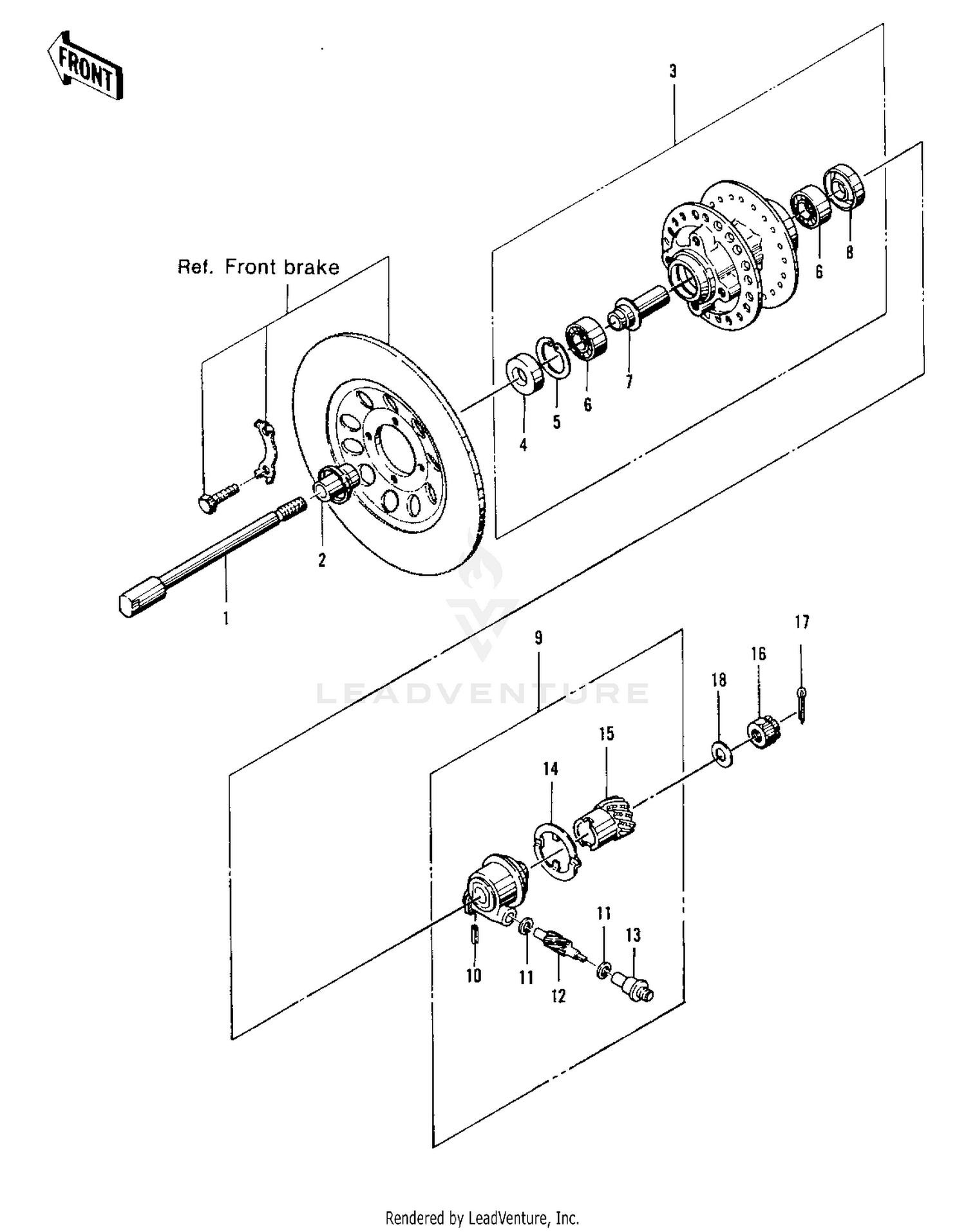 FRONT HUB
