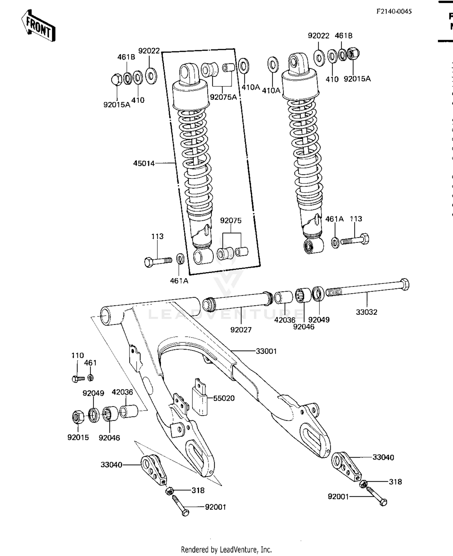 SWING ARM/SHOCK ABSORBERS