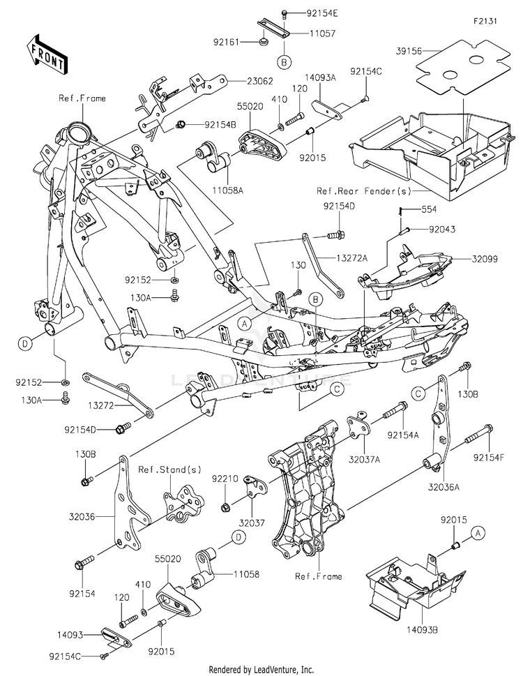 Frame Fittings Schematic