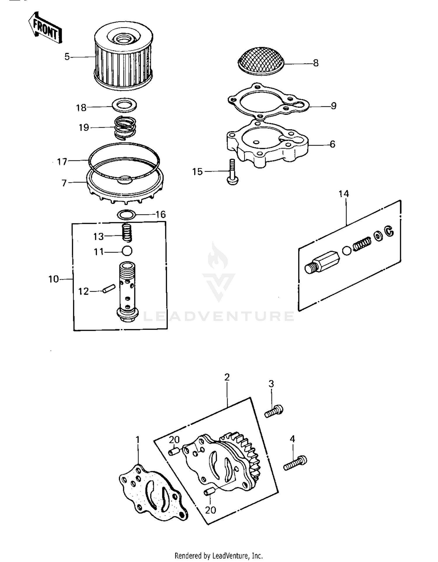 OIL PUMP/OIL FILTER ('80 A1)
