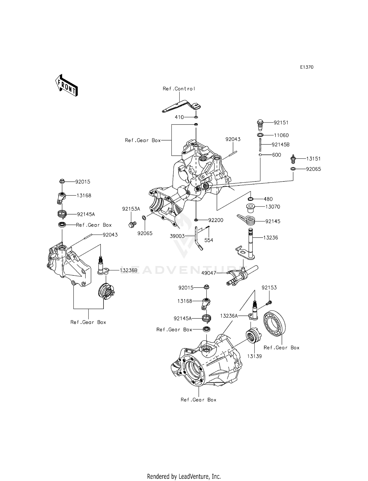GEAR CHANGE MECHANISM