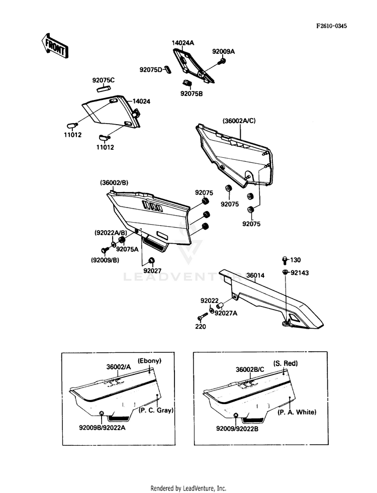 Side Covers/Chain Cover Schematic