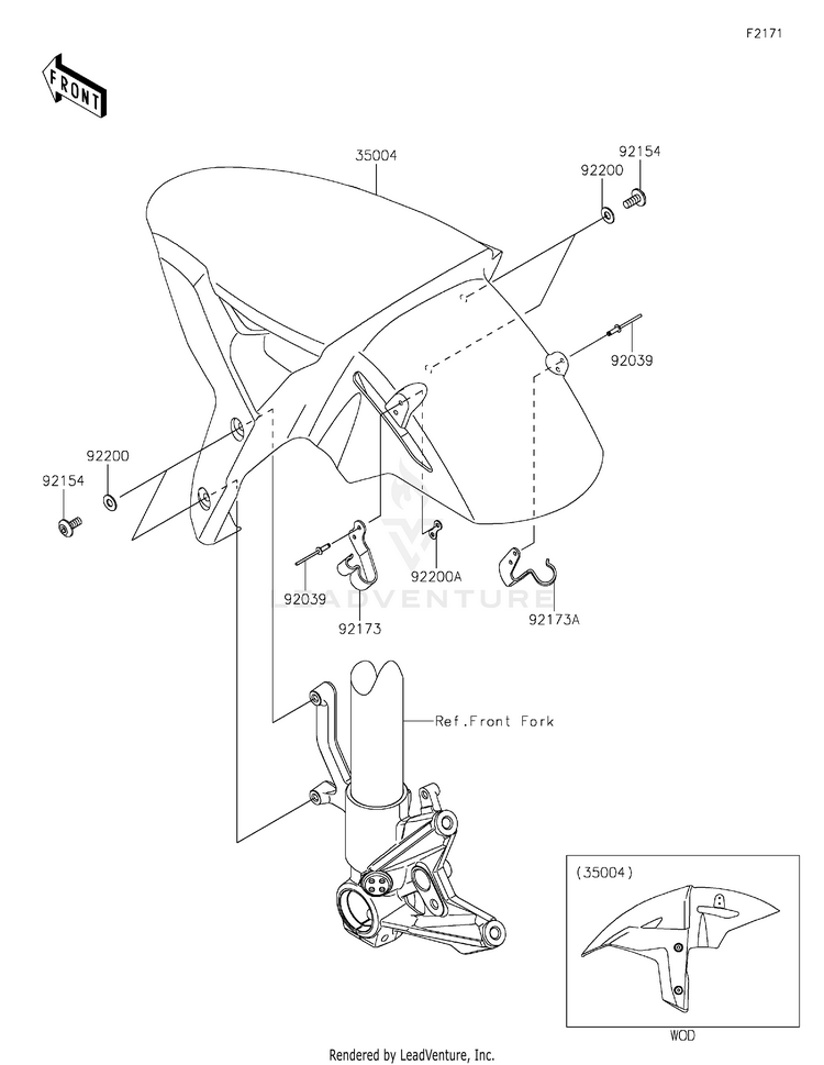 Front Fender(S) Schematic